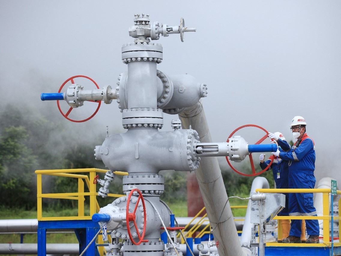 PLTP Binary Organic Rankine Cycle berkapasitas 500 KW yang dikelola PGE di Tomohon, Sulawesi Utara.