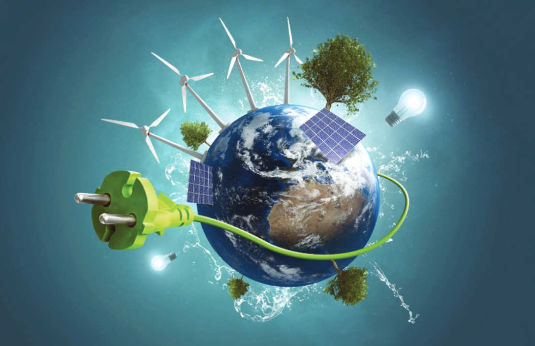 Ilustrasi energi hijau