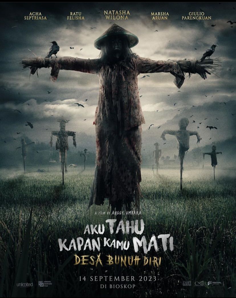 Poster film 'Aku Tahu Kapan Kamu Mati Desa Bunuh Diri' 