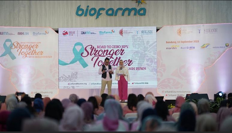 Kegiatan sosialisasi kanker serviks 'Road to Zero HPV Stronger Together with Srikandi BUMN' 