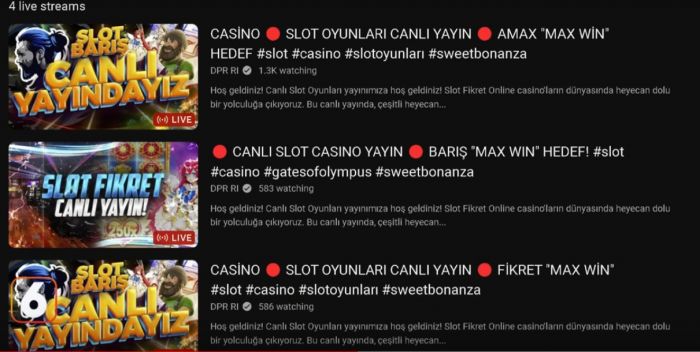 Youtube DPR RI diretas tampilkan konten judi online