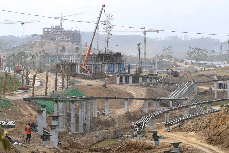Progres pembangunan kawasan inti IKN