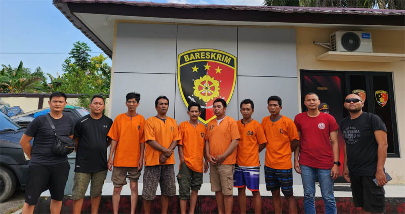 Polda Bangka Belitung mengamankan 6 orang terkait penyalahgunaan BBM subsidi.