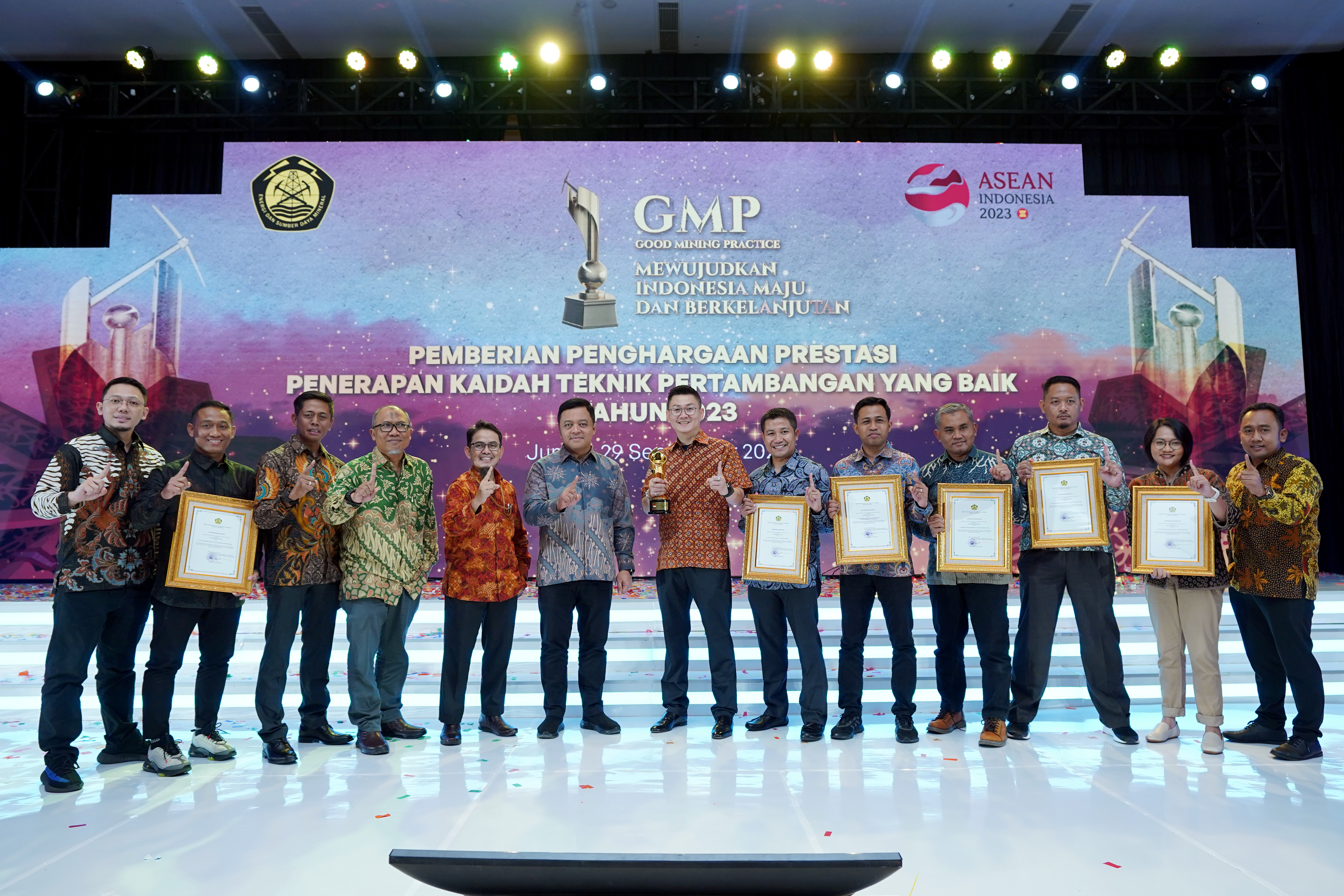 PPA Menerima Penghargaan Good Mining Practise Award 2023 