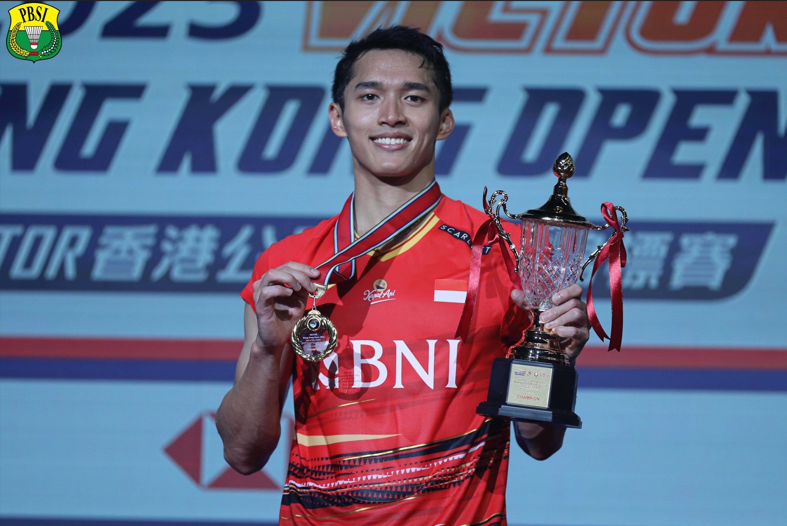 Tunggal putra Indonesia Jonatan Christie 