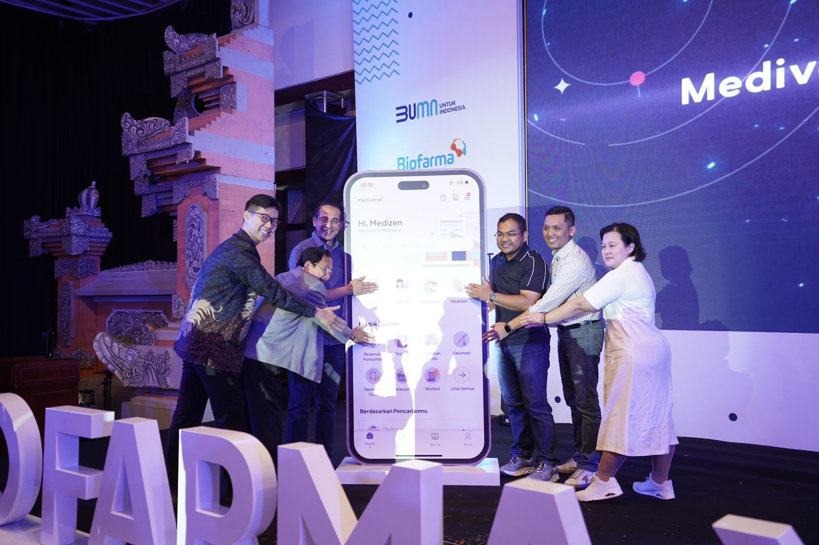 Salah satu inovasi produk digital healthcare Biofarma