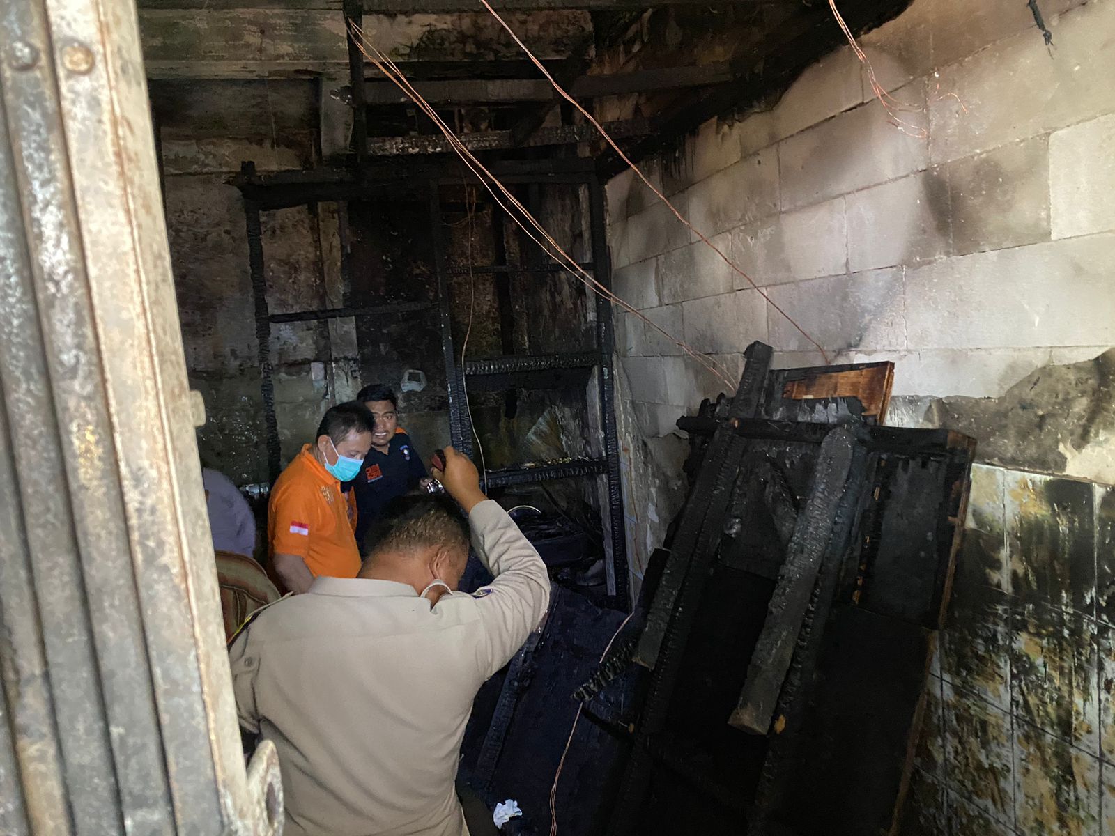 Kecocoran gas di warteg di Gambir Jakarta Pusat 