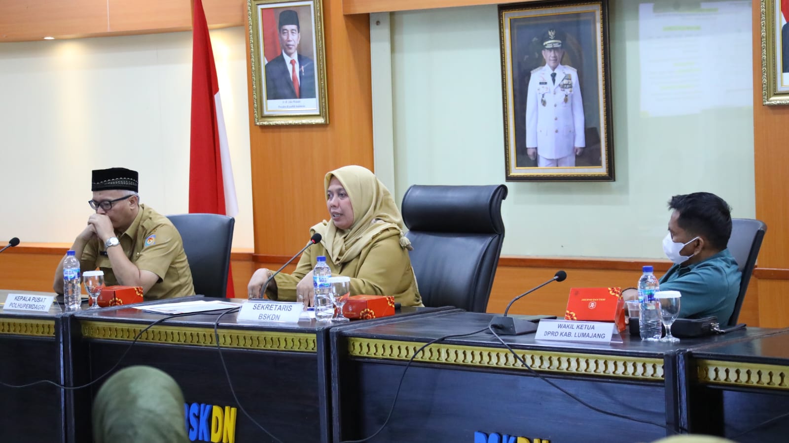 Sekretaris BSKDN Kemendagri Kurniasih menerima kunjungan kerja DPRD Kabupaten Lumajang