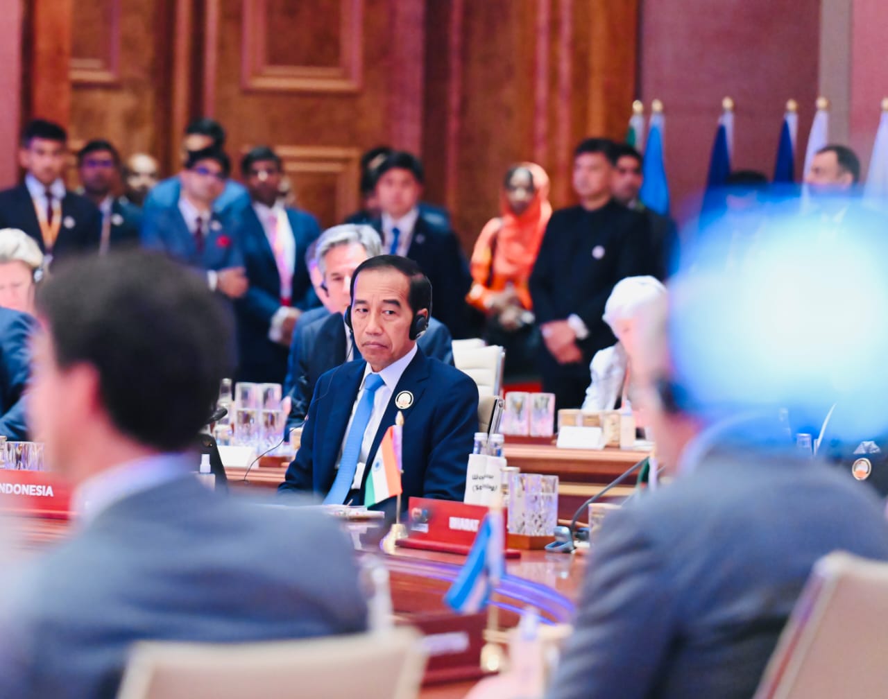 Presiden Joko Widodo di KTT G20, India.