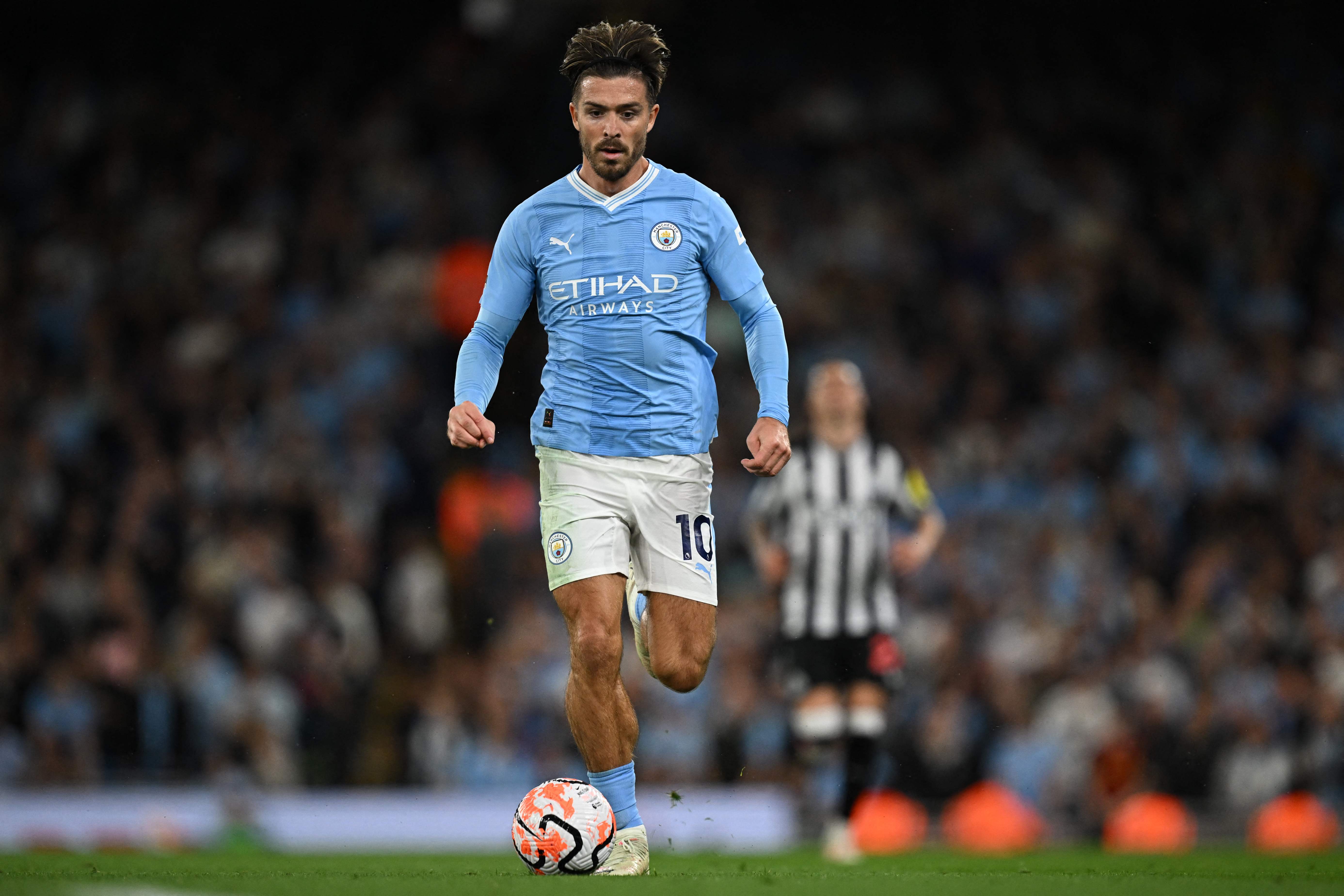Gelandang Manchester City Jack Grealish