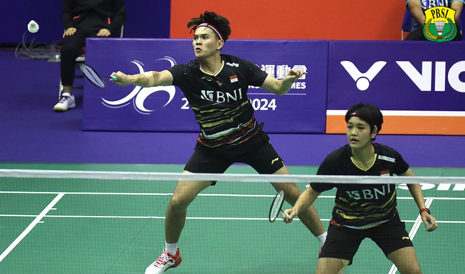 Ganda campuran Indonesia Adnan Maulana/Nita Violina Marwah