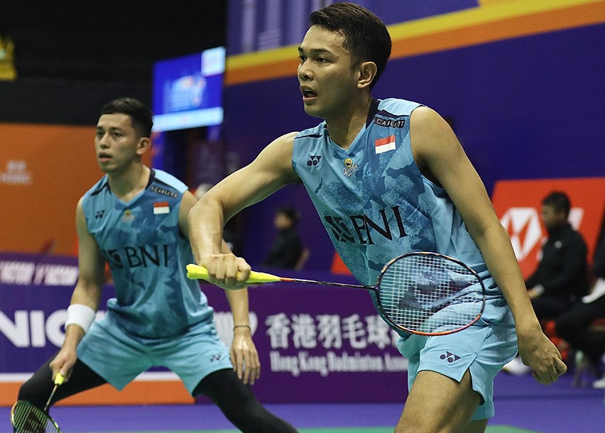 Pasangan ganda putra Fajar Alfian/Muhammad Rian Ardianto