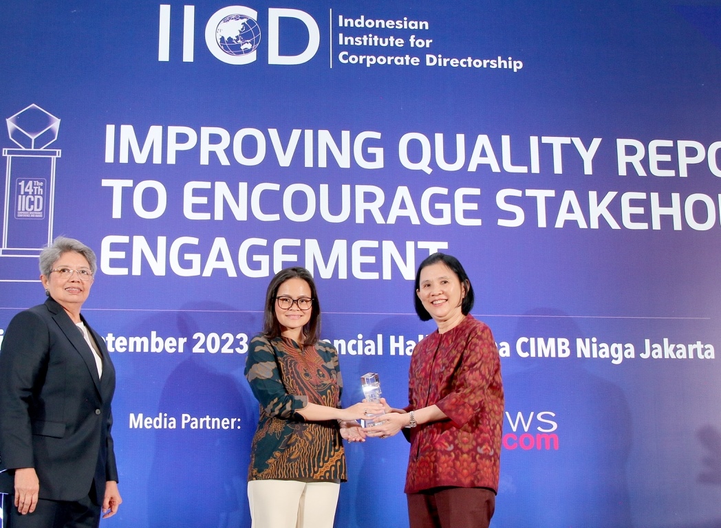 GRP meraih penghargaan Top 50 Emiten dengan praktek tata kelola perusahaan terbaik pada ajang the 14th IICD CG Conference & Award 2023.