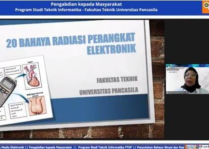 Program studi Teknik Informatika dan Teknik Elektro UP memberikan penyuluhan bahaya sinyal dan radiasi kepada guru PAUD di Depok.