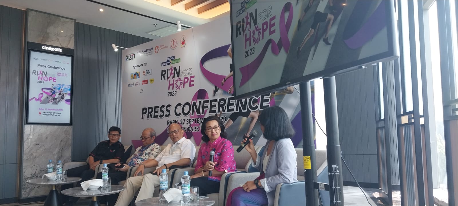3.000 Pelari Dukung Penyintas Kanker Melalui MRCCC Run For Hope 2023