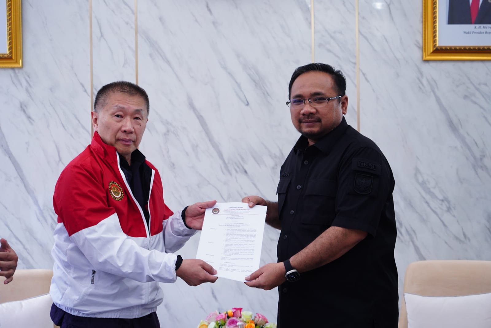 Menteri Agama Yaqut Cholil Qoumas kembali terpilih sebagai Ketua Umum Federasi Wing Chun Indonesia.