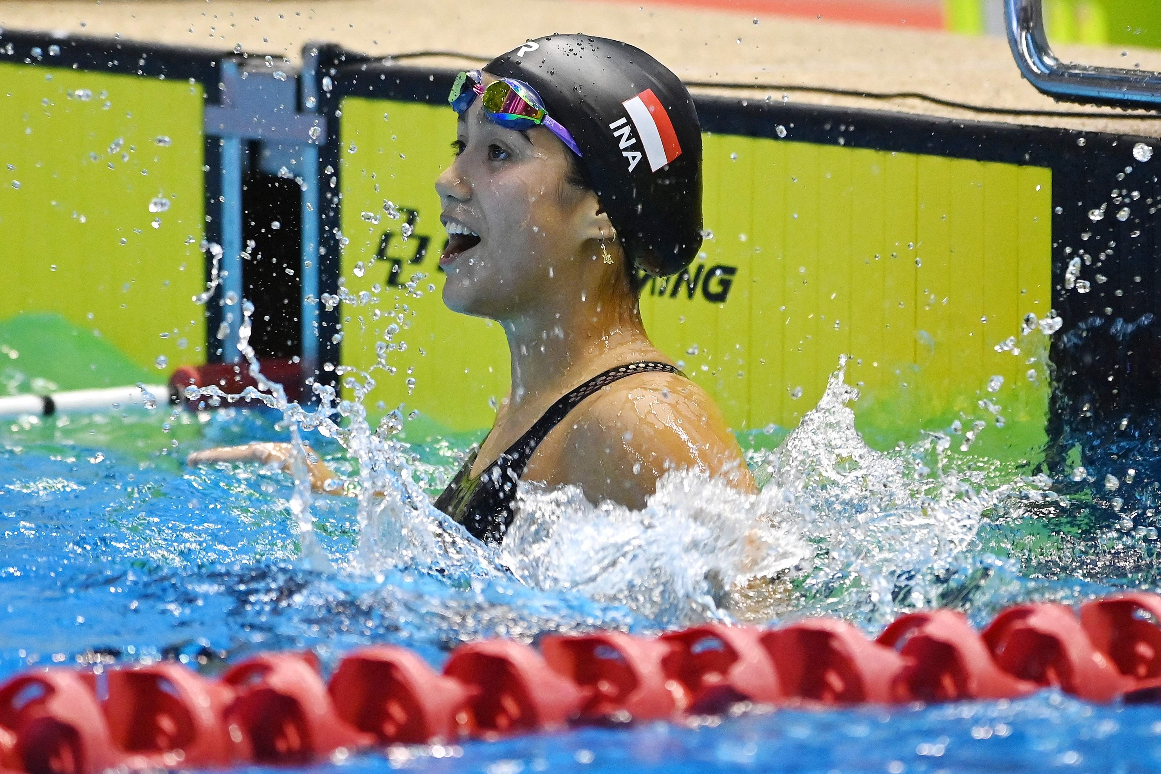 Atlet renang Masniari Wolf.