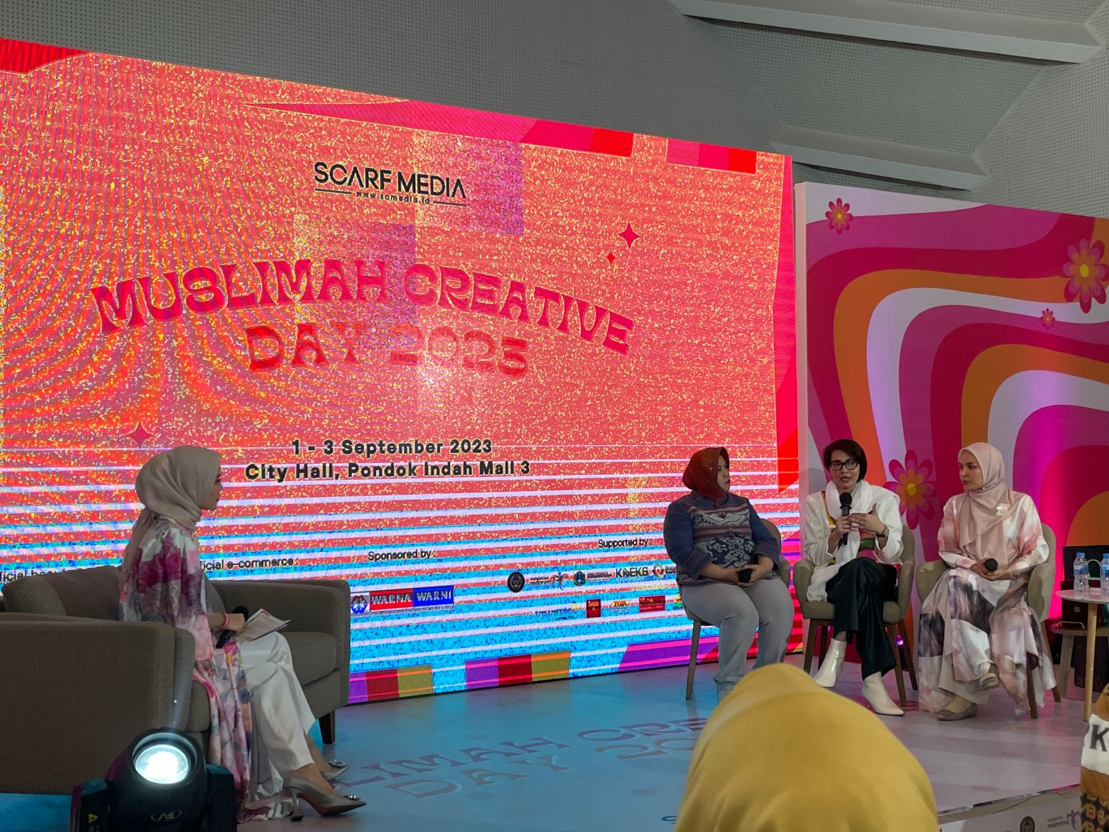Kegiatan Muslimah Creative Day 2023 bertempat di Jakarta.