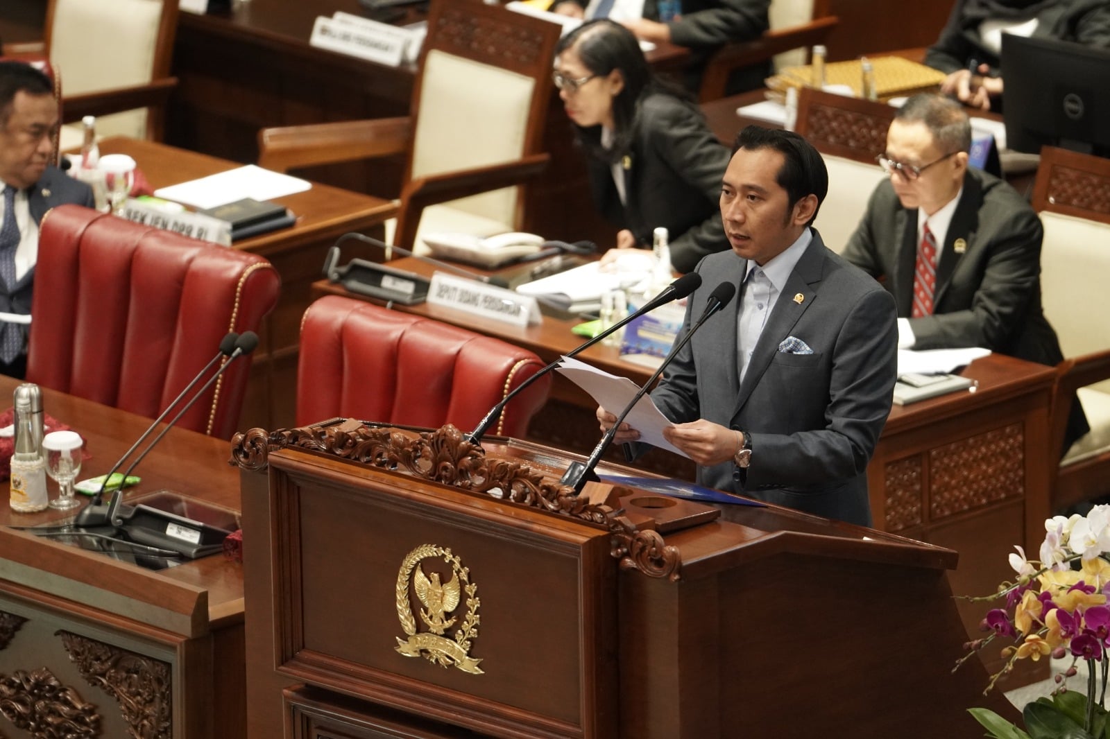 Ibas Bacakan Laporan Pertanggungjawaban APBN 2022 Dengan Sejumlah Masukan