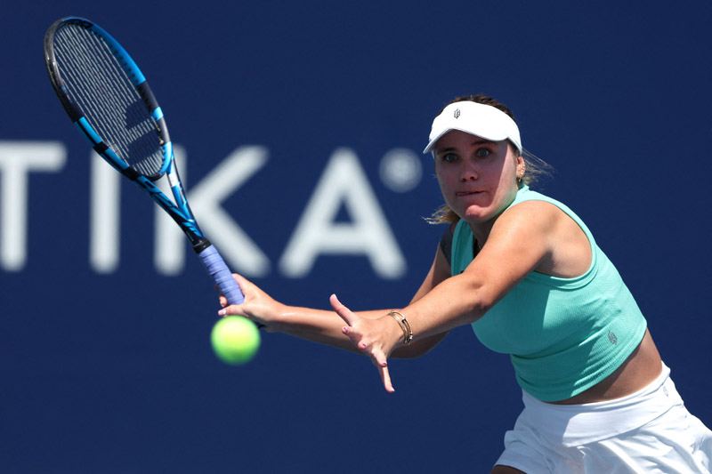 Petenis Sofia Kenin berhasil mengalahkan Anastasia Potapova dua set langsung, dengan skor 6-2, 6-3.