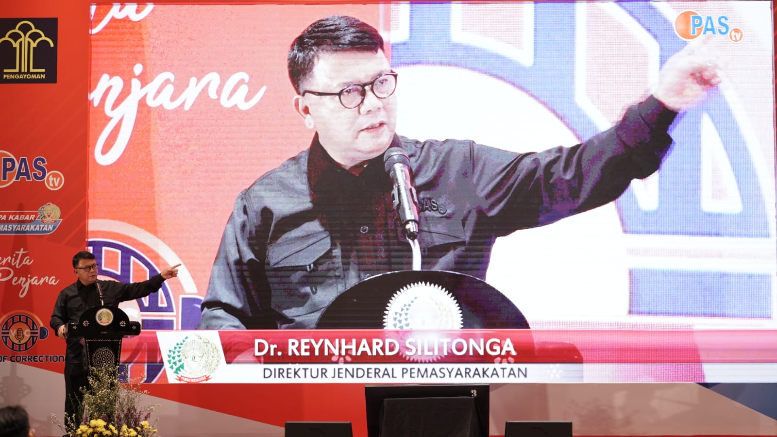 Dirjen PAS Kemenkumham Reynhard SP Silitonga di ajang Pembentukan Agen Informasi dan Publikasi Pemasyarakatan