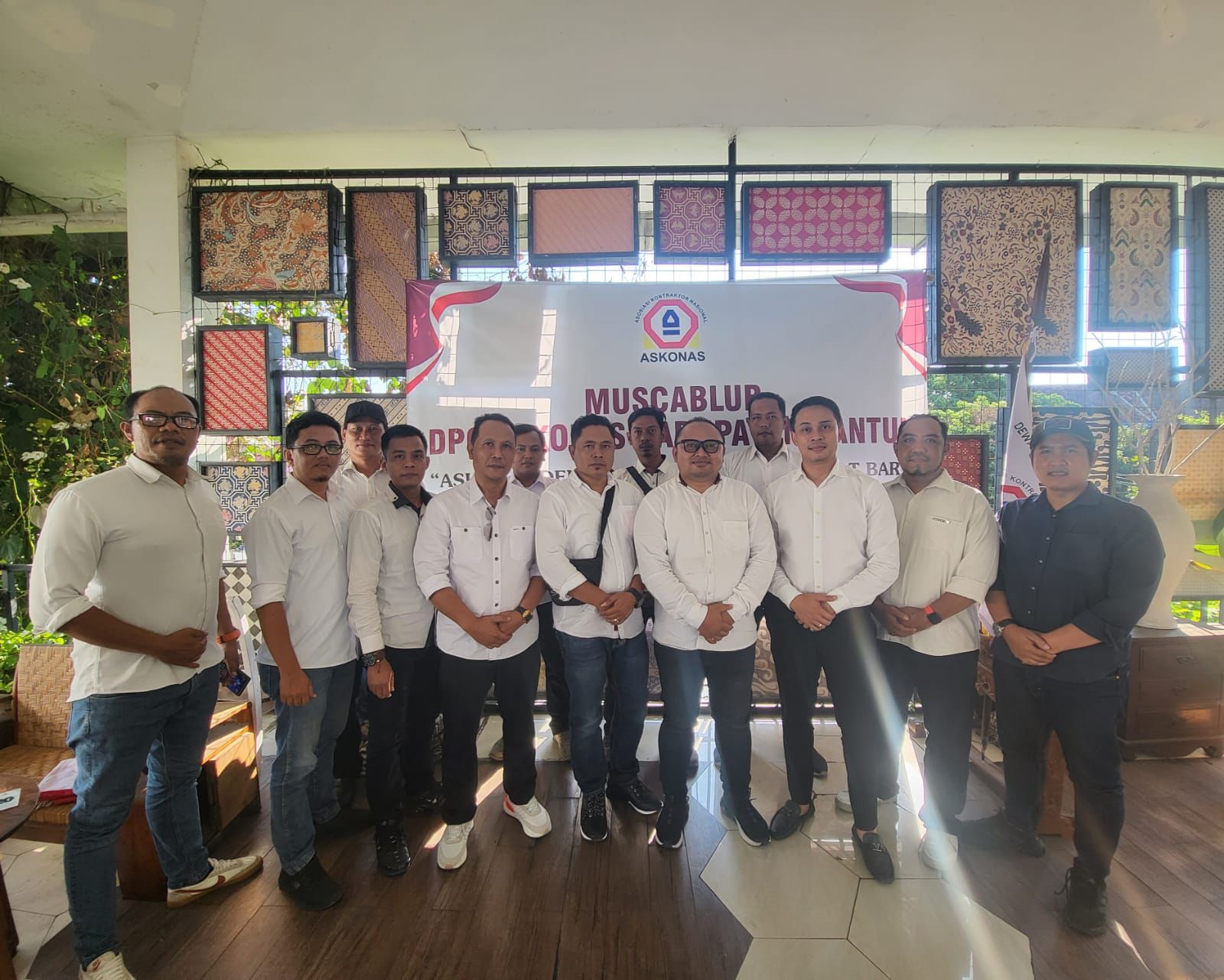 Musyawarah Cabang Luar Biasa Asosiasi Kontraktor Nasional Kabupaten Bantul, DIY, memiliki Muhammad Faizal Irfansyah sebagai ketua.