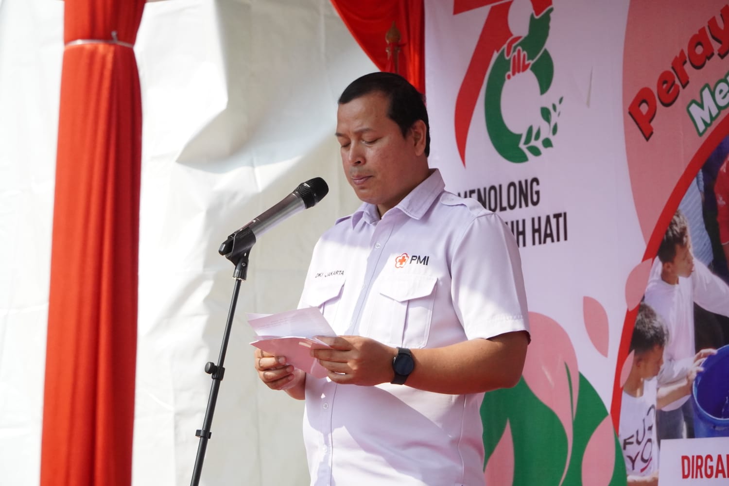 Arief Rachman, Sekretaris Pengurus Provinsi PMI DKI Jakarta.