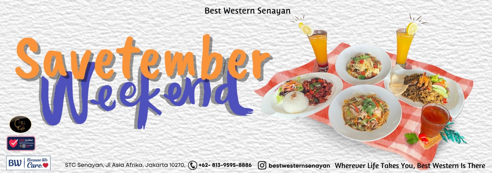 Best Western Senayan Hotel Jakarta Hadirkan Promo Weekend Savetember.