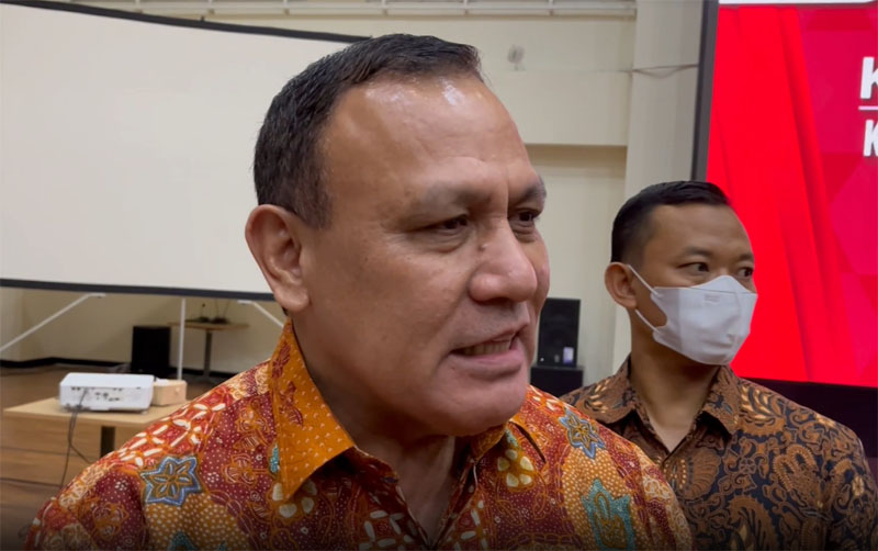 Ketua KPK Firli Bahuri mengungkapkan tidak ada pimpinan KPK yang menjamu tahanan di lantai 15.