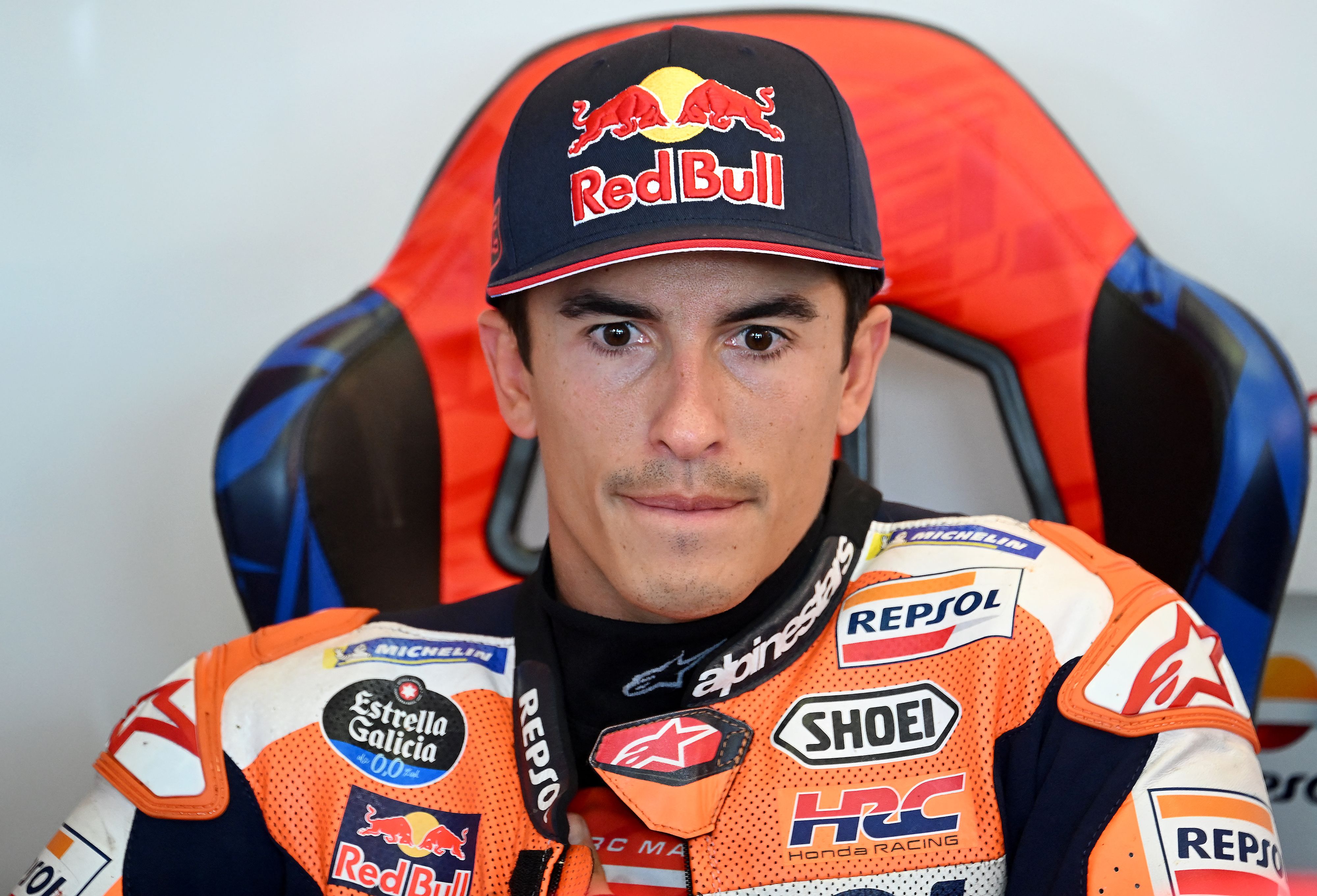 Pembalap tim Honda Marc Marquez