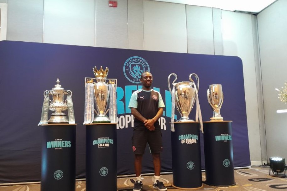 Treble Trophy Tour Manchester City Mampir ke Jakarta