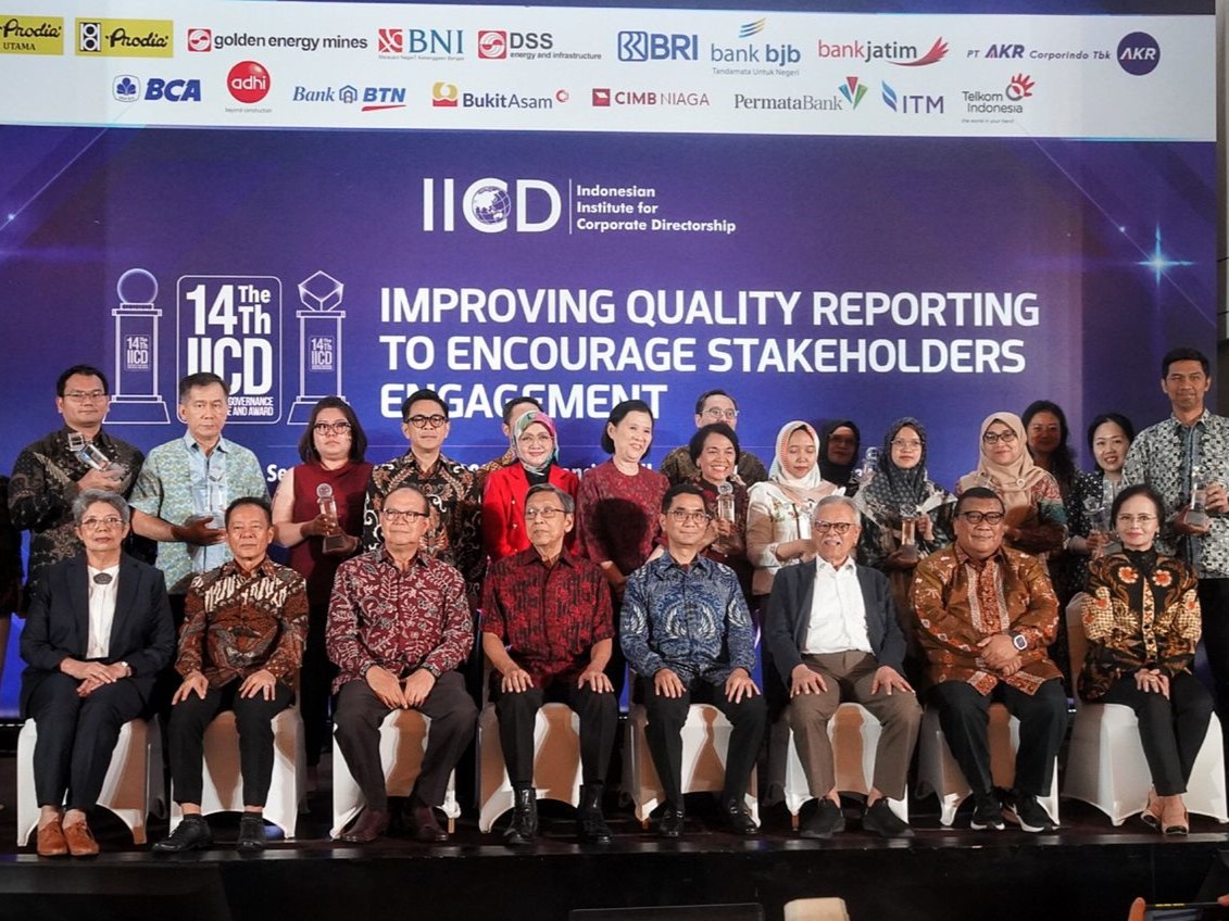 IICD Corporate Governance Award 2023 untuk praktik tata kelola perusahaan yang yang baik (GCG) dan tidak terlibat kasus serius.