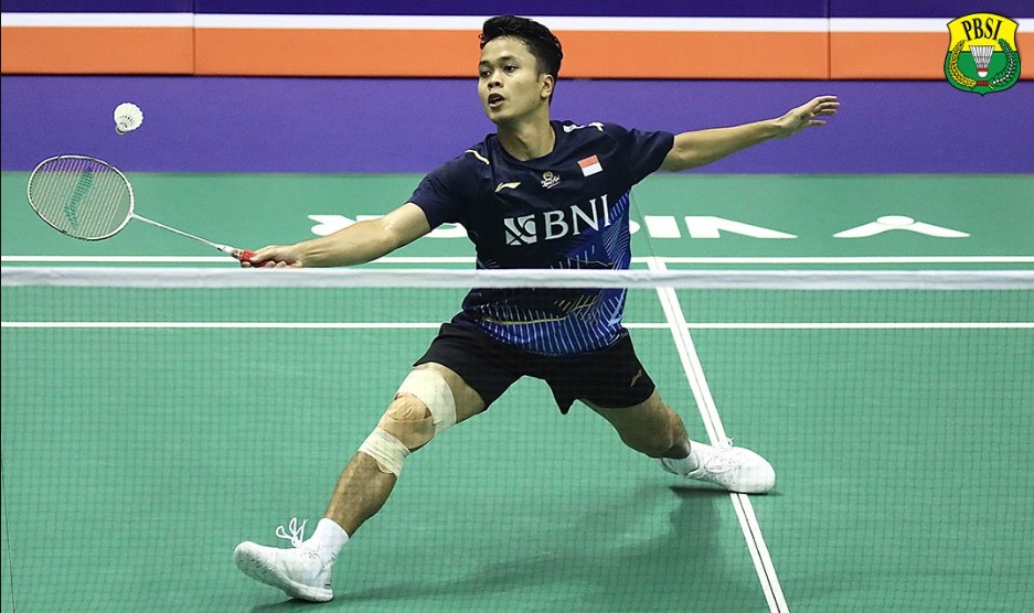 Tunggal putra Indonesia Anthony Sinisuka Ginting