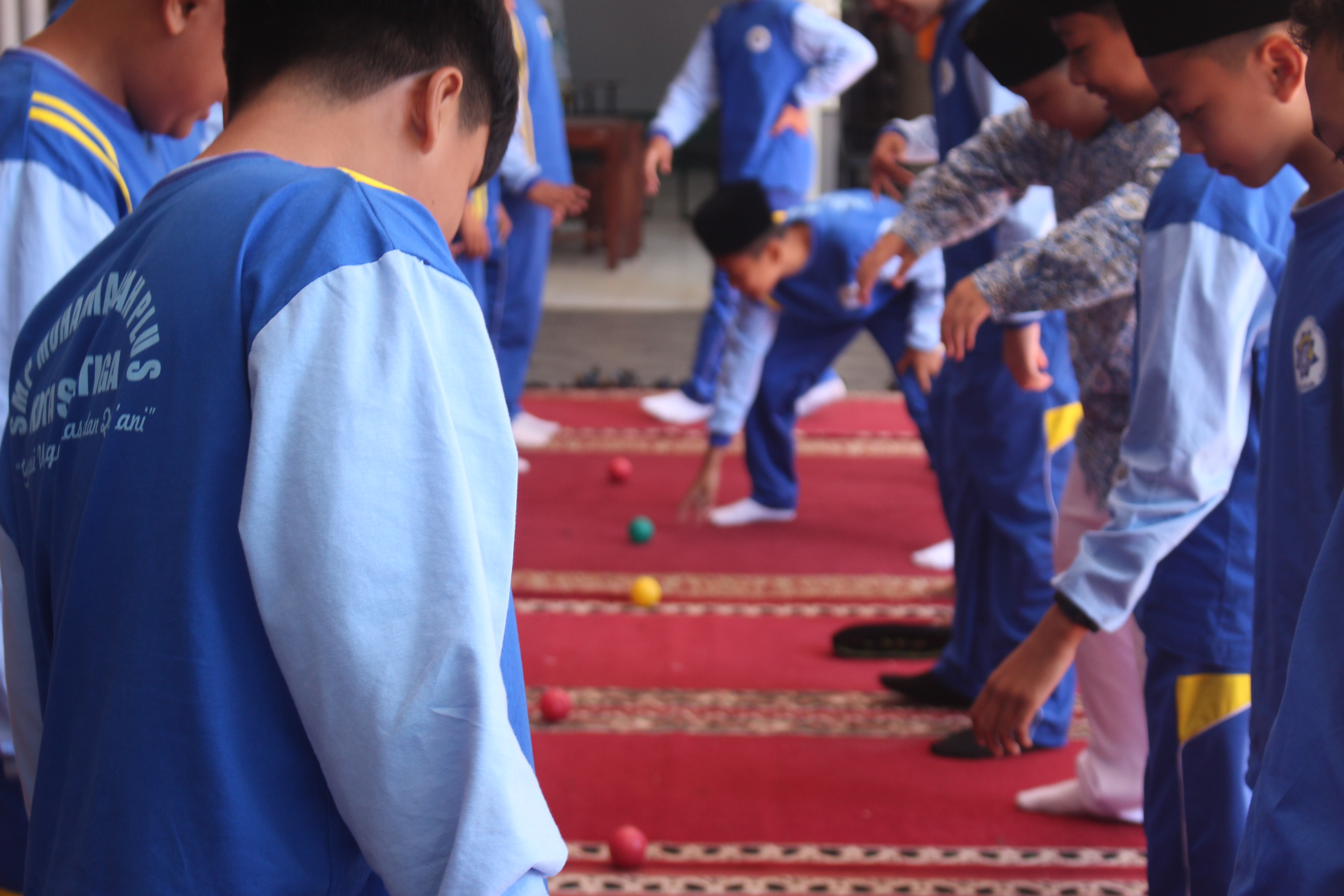 Suasana MPLS di SMP Muhammadiyah Plus Salatiga.