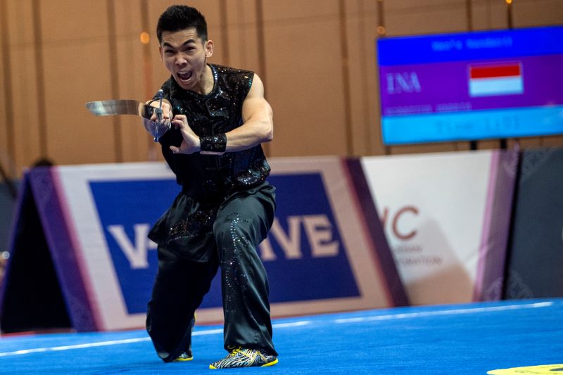 Atlet wushu Harris Horatius