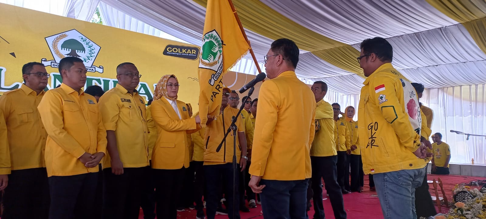 Anne Ratna Mustika yang juga Bupati Purwakarta, resmi dilantik sebagai Ketua DPD Golkar Purwakarta