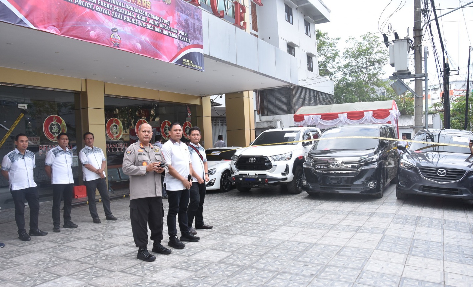 Polisi menyita aset bandar narkoba, Fredy Pratama