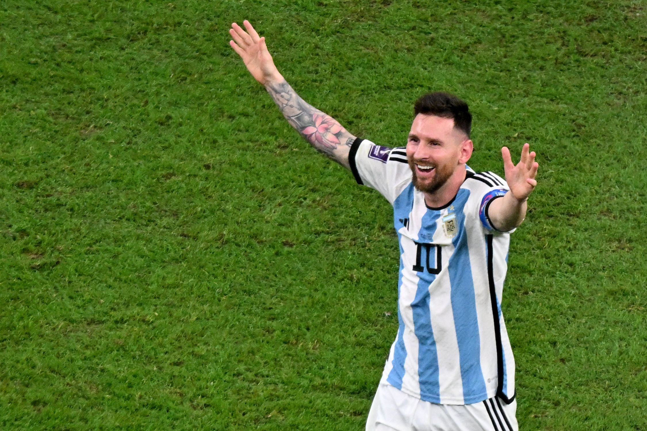 Penyerang timnas Argentina Lionel Messi