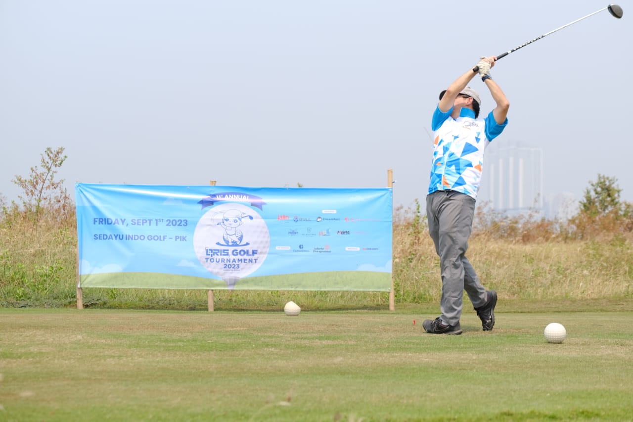  Netzme menggelar turnamen golf yang bertajuk ‘QRIS Golf Tournament 2023’ di Sedayu Indo Golf, Pantai Indah Kapuk, Jakarta.