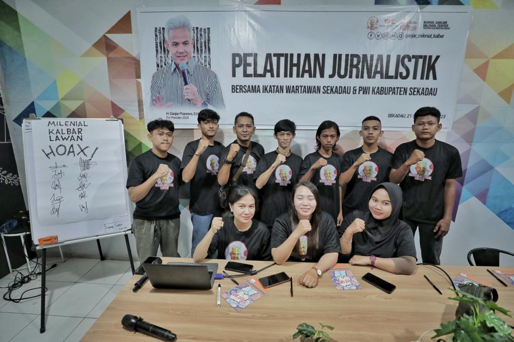 Pelatihan jurnalistik di Sekadau, Kalimantan Barat