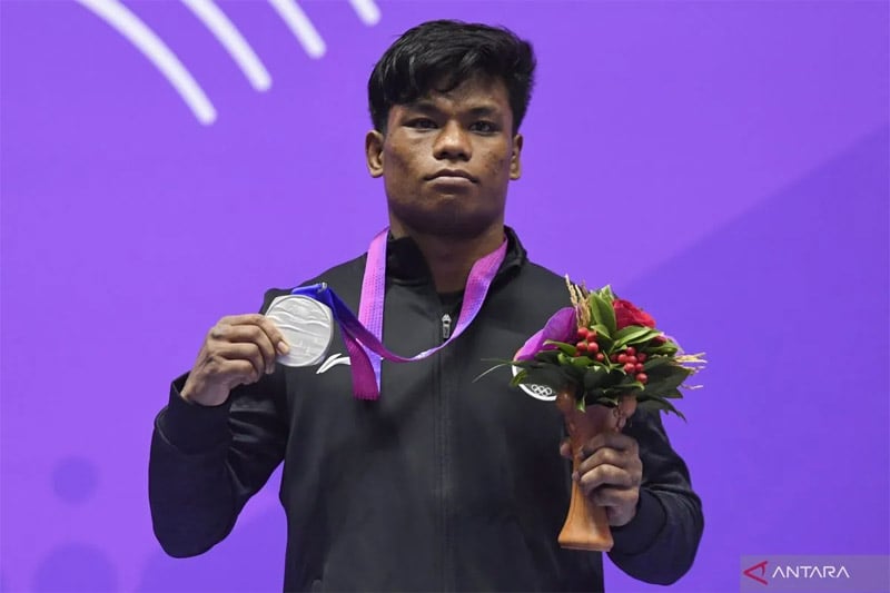 Perolehan medali Indonesia di Asian Games 2022 Hangzhou bertambah dari cabang Wushu dan Menembak.