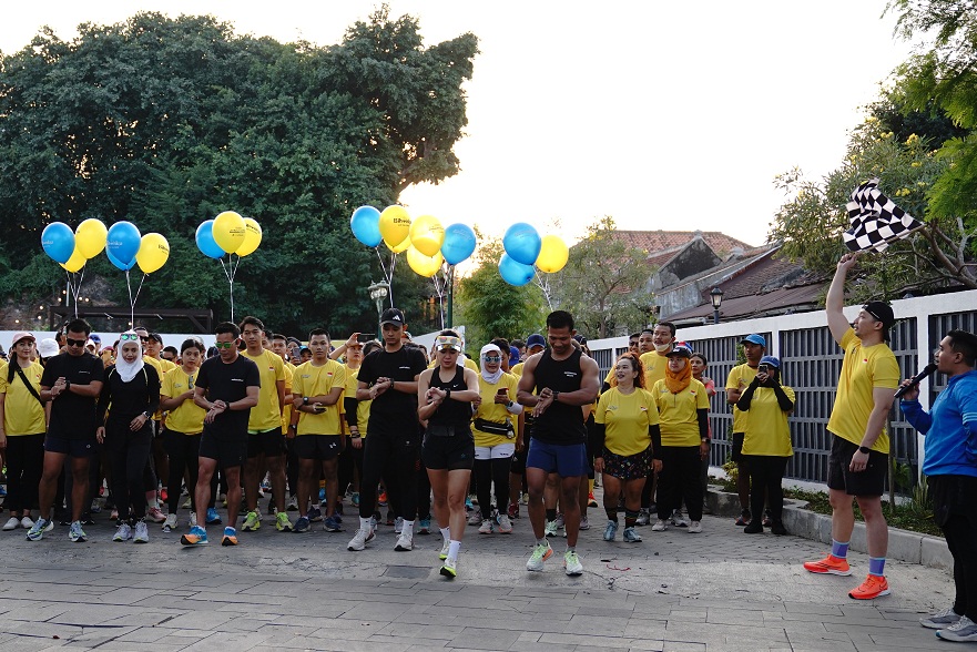 'Fun Run with Bihunku' di Kota Semarang, Minggu (3/9).