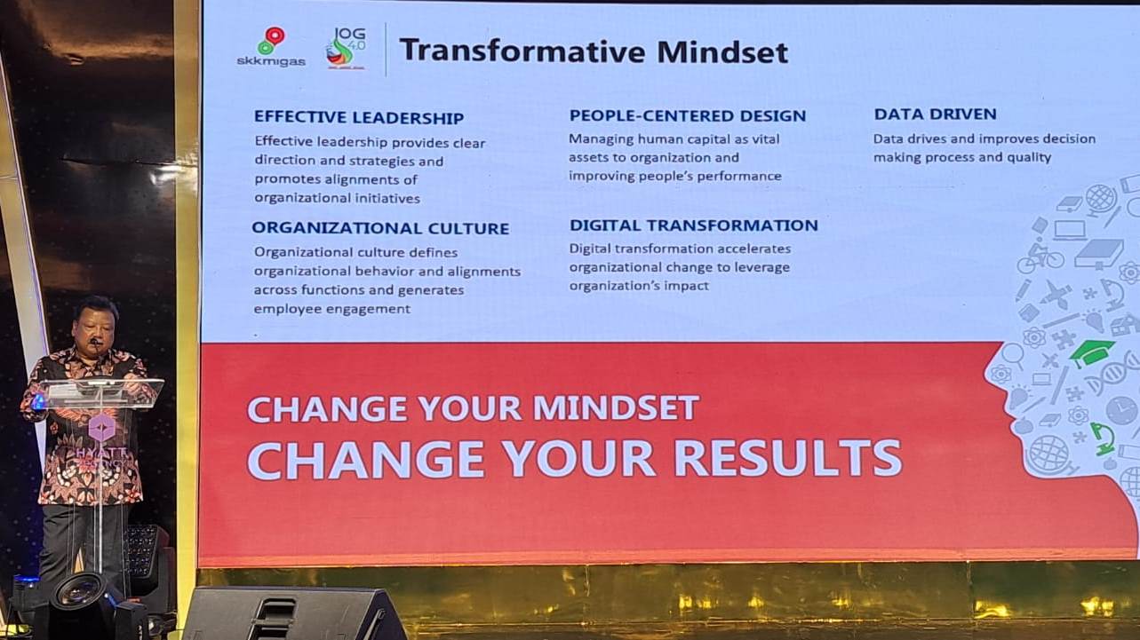 Wakil Kepala SKK Migas Nanang Abdul Manaf pada Forum Leadership Hulu Migas 2023 Lead to Win di Yogyakarta, 11-12 September 2023.