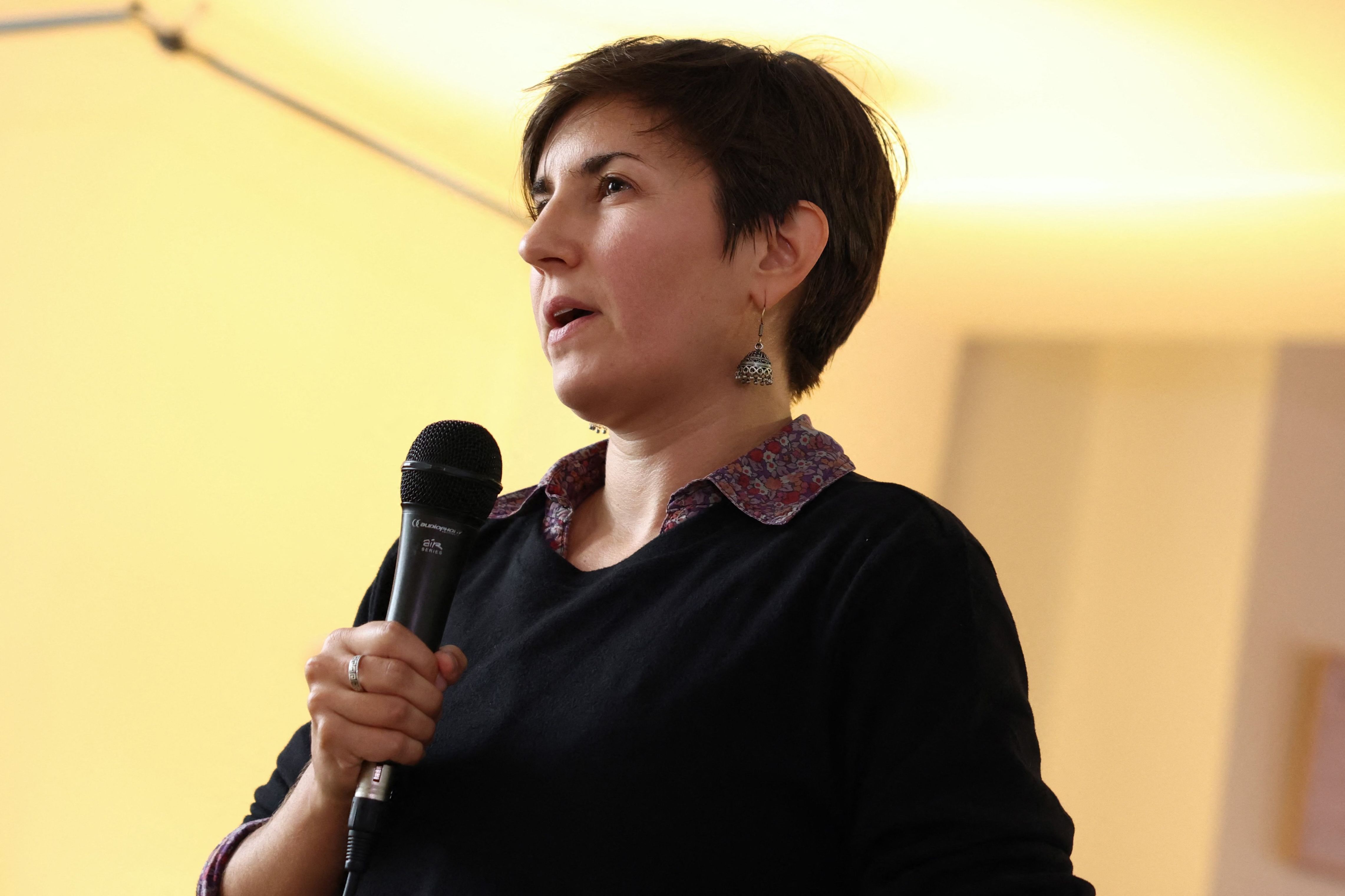 Ariane Lavrilleuxm jurnalis Prancis yang sempat ditahan karena memberitakan isu tentang kerja sama militer Prancis dan Mesir