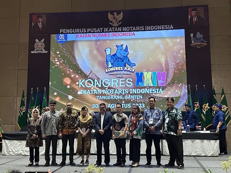 Para peserta Kongres Ikatan Notaris Indonesia (INI).