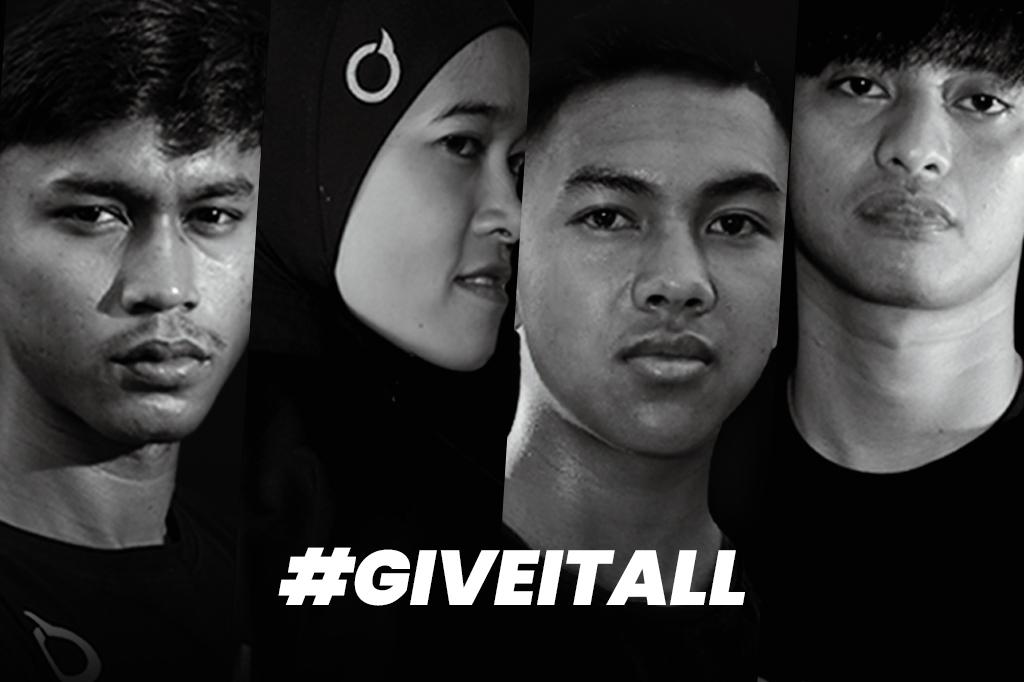 4 atlet terlibat dalam kampanye #giveitall Ortuseight