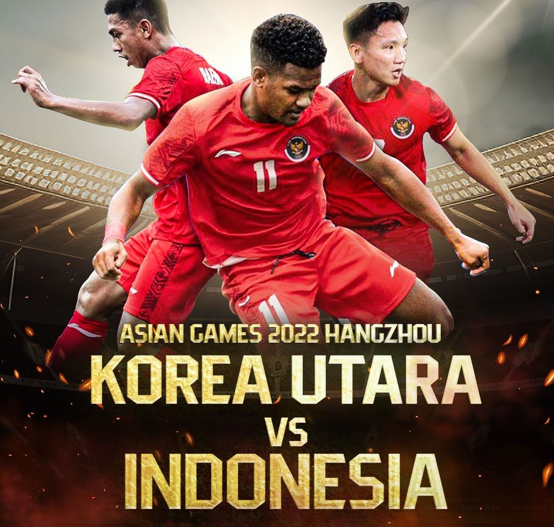 Sore ini, Timnas U-24 Indonesia akan berhadapan dengan Korea Utara pada laga terakhir Grup F Asian Games 2022.