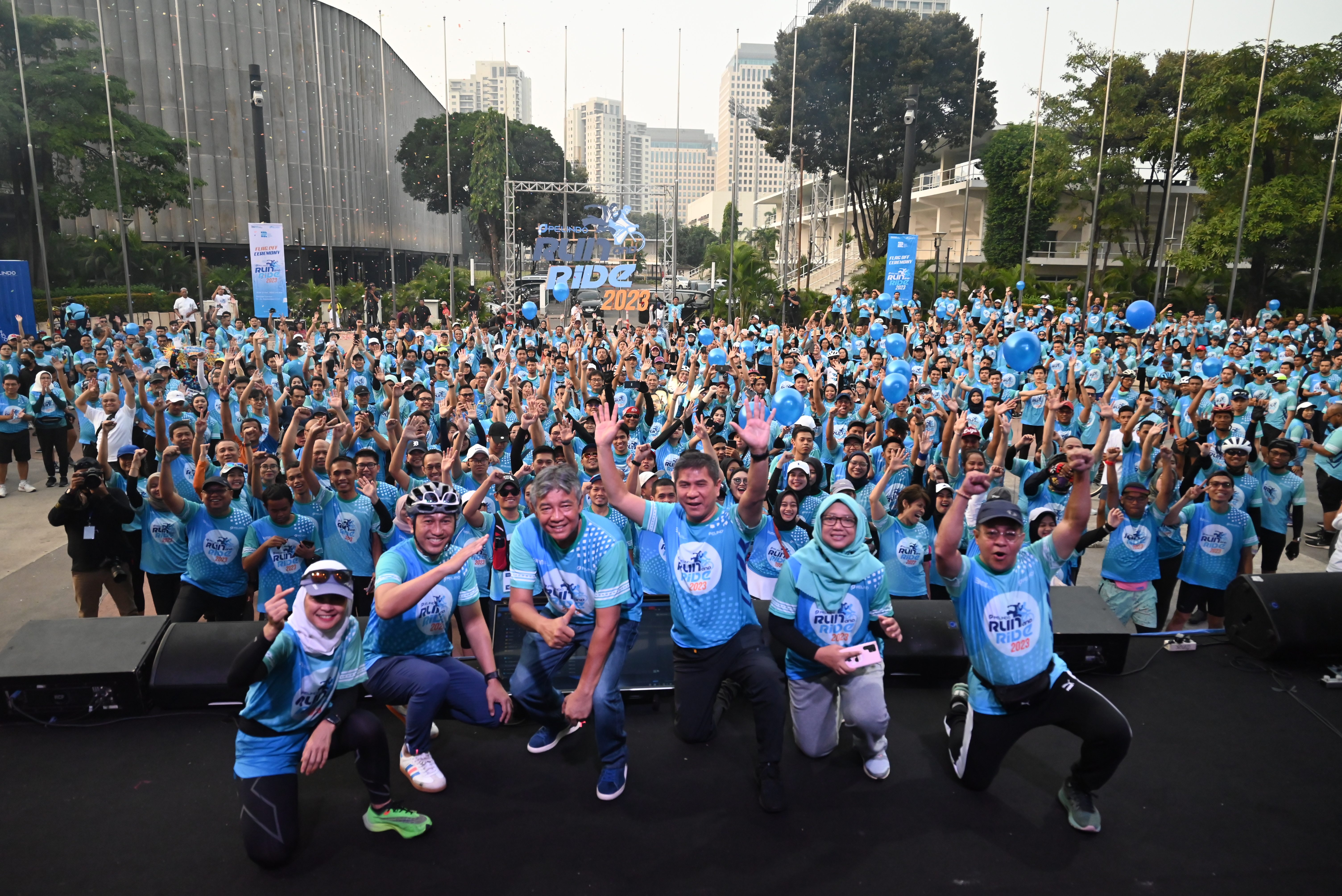 Rangkaian Peringatan 2 Tahun Merger, Pelindo Selenggarakan Run and Ride 2023 