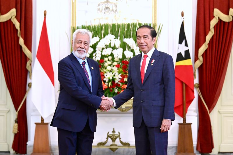 Jokowi dan PM Timor Leste Bahas Pengembangan Kawasan Ekonomi di Perbatasan 
