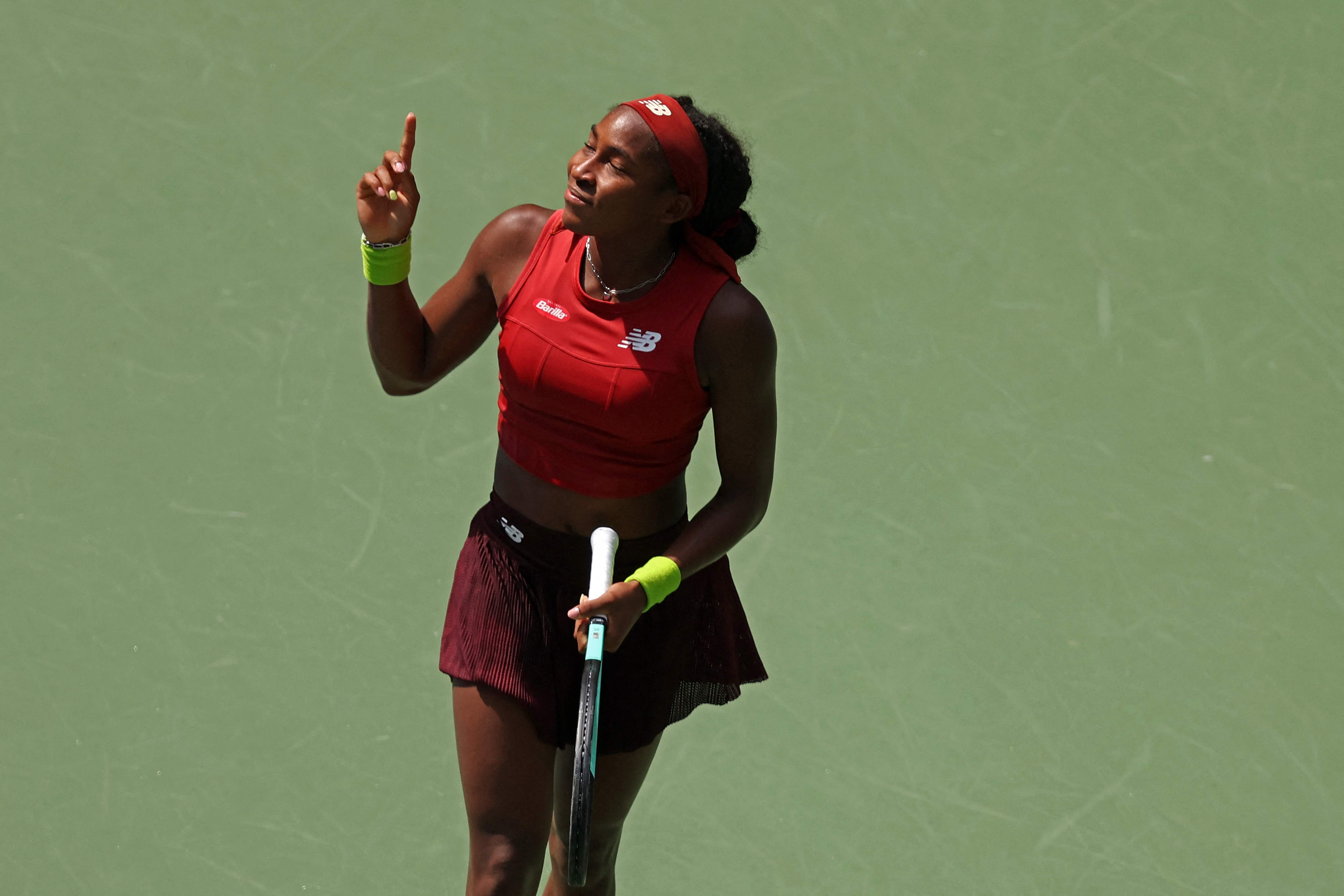 Menang Telak Atas Ostapenko, Gauff Melaju ke Semifinal AS Terbuka